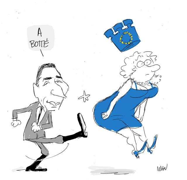 Dessin de presse : A botté presse : A botté
