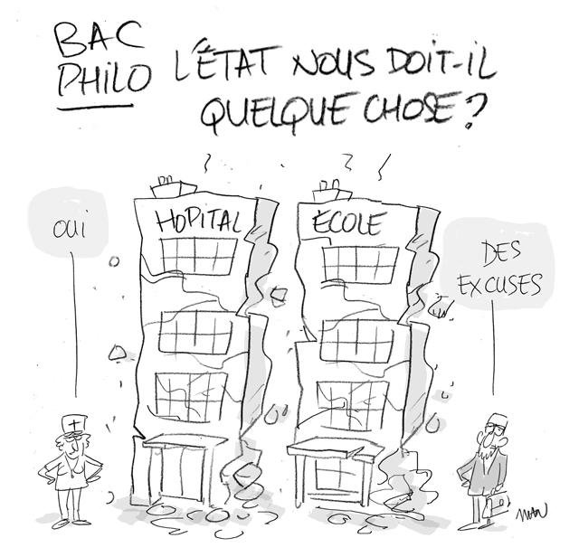 Dessin de presse : Philo: l'État… presse : Philo: l'État…