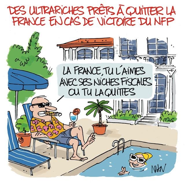 Dessin de presse : Ultrariches presse : Ultrariches