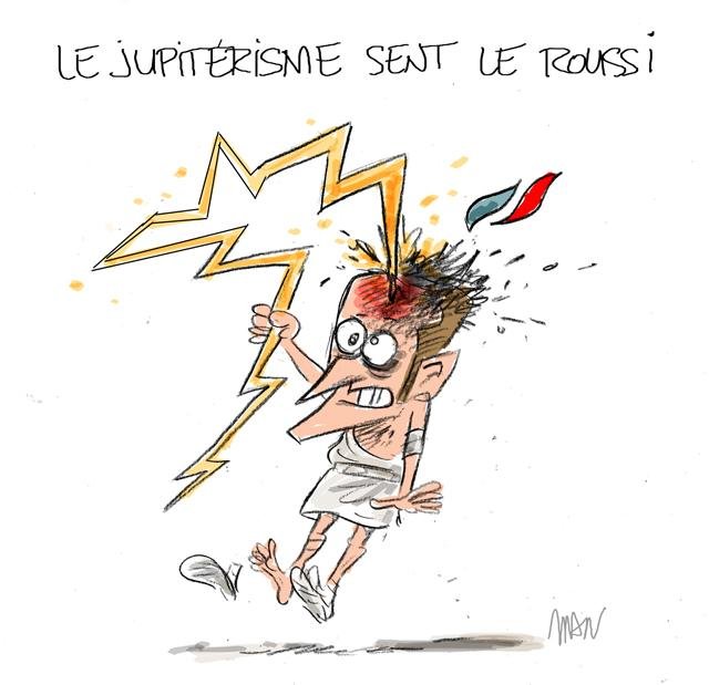 Dessin de presse : Jupitérisme presse : Jupitérisme