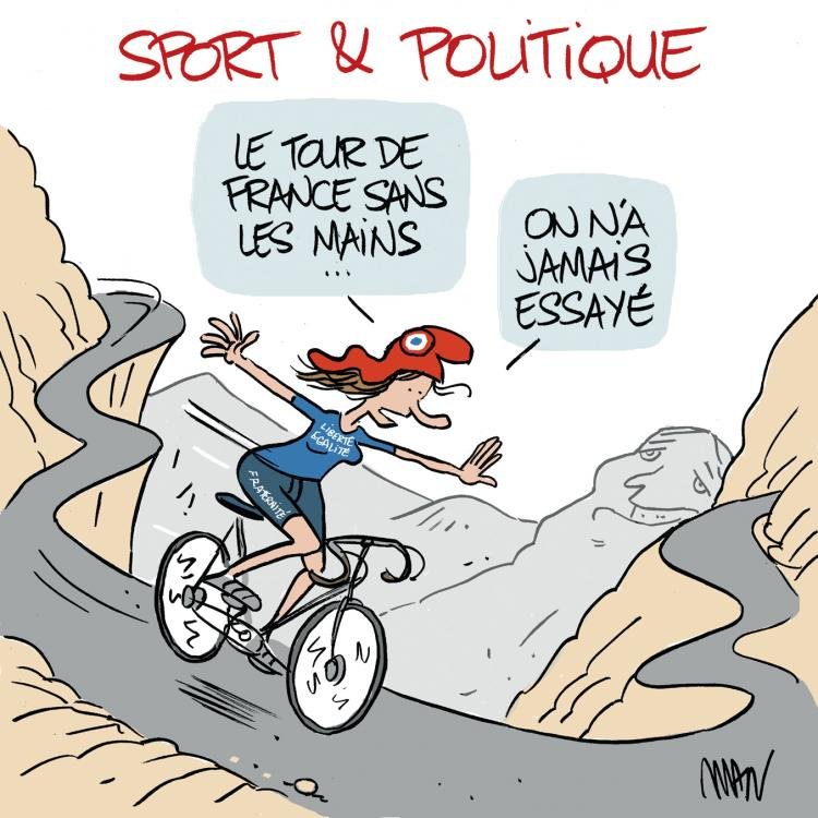 Dessin de presse : Sans les mains presse : Sans les mains