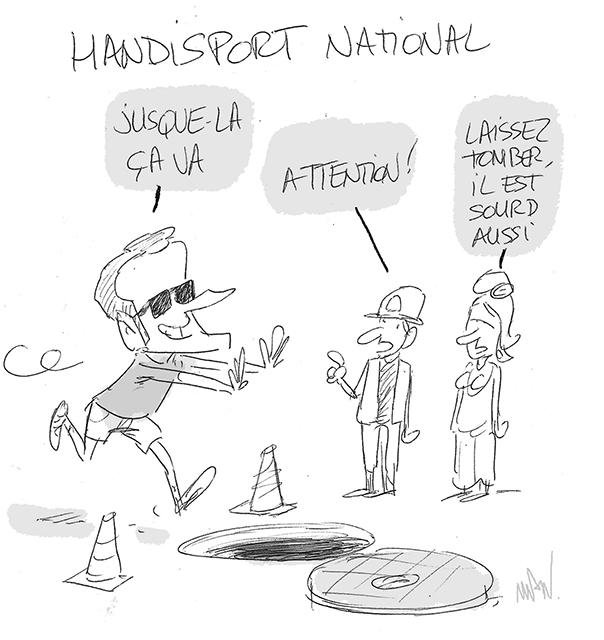 Dessin de presse : Sourd presse : Sourd