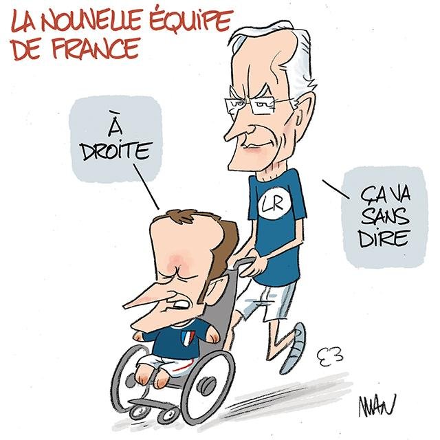 Dessin de presse : À droite presse : À droite