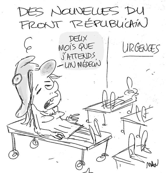 Dessin de presse : Nouvelles du Front presse : Nouvelles du Front