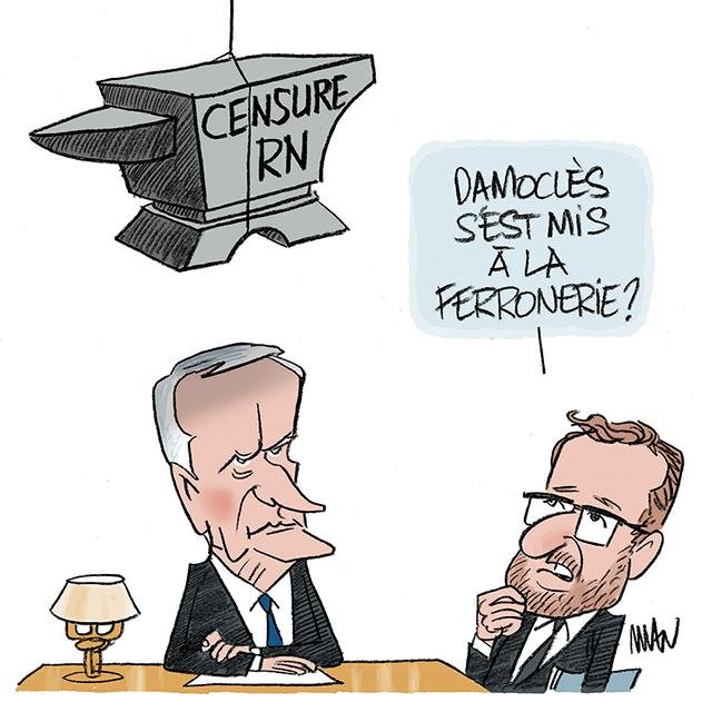 Dessin de presse : Damoclès presse : Damoclès