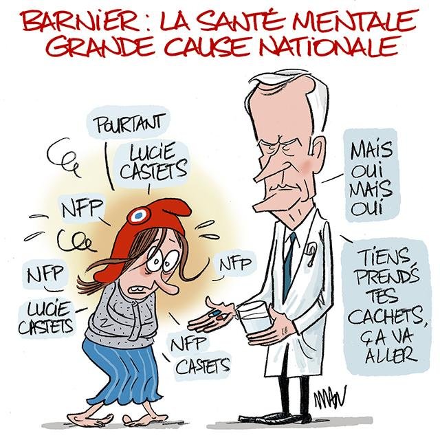 Dessin de presse : Santé mentale presse : Santé mentale