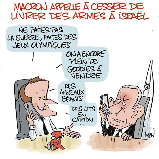 Dessin de presse : Guerre ou J.O. presse : Guerre ou J.O.