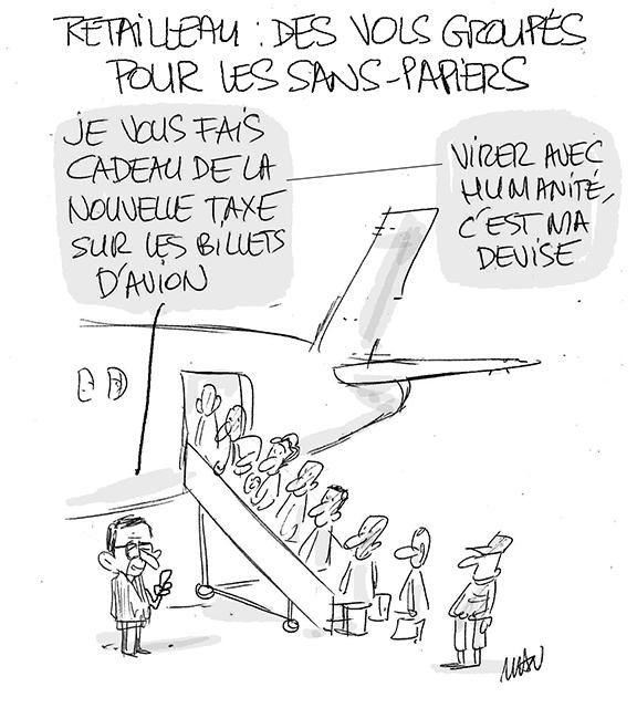 Dessin de presse : Expulsions presse : Expulsions