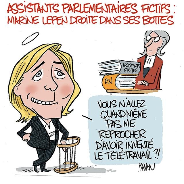 Dessin de presse : Assistants presse : Assistants