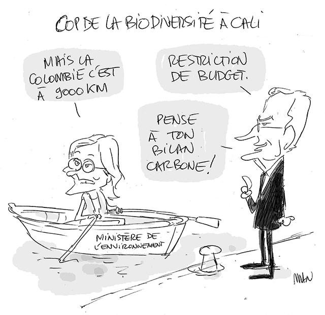 Dessin de presse : COP16Biodiversité presse : COP16Biodiversité
