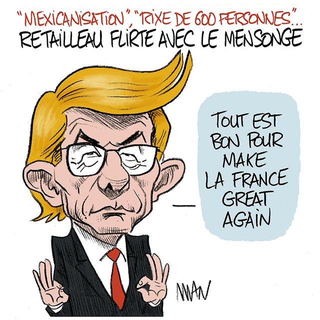 Dessin de presse : Mensonges presse : Mensonges