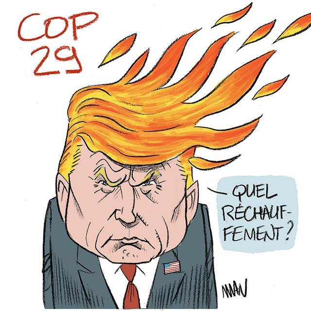 Dessin de presse : COP29 presse : COP29