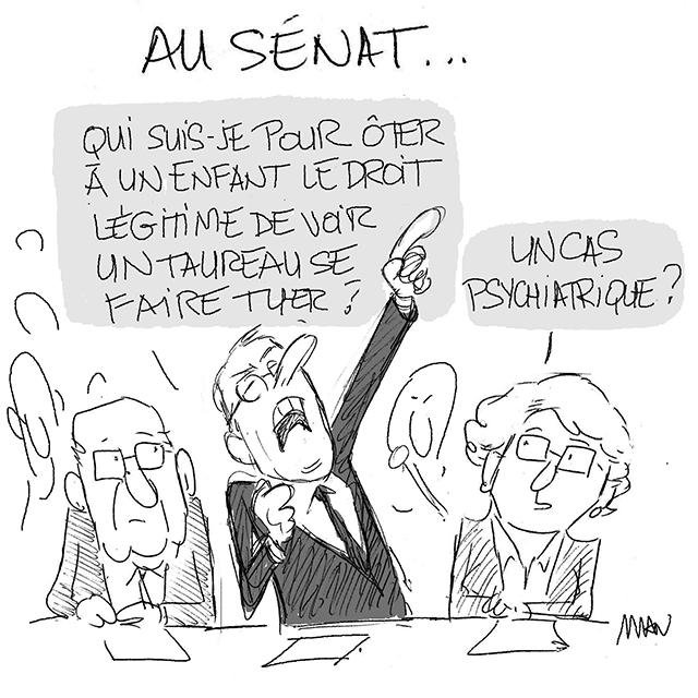 Dessin de presse : Corrida presse : Corrida