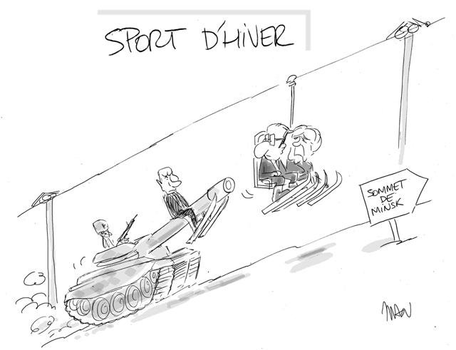 Dessin de presse : Sports d'hiver presse : Sports d'hiver