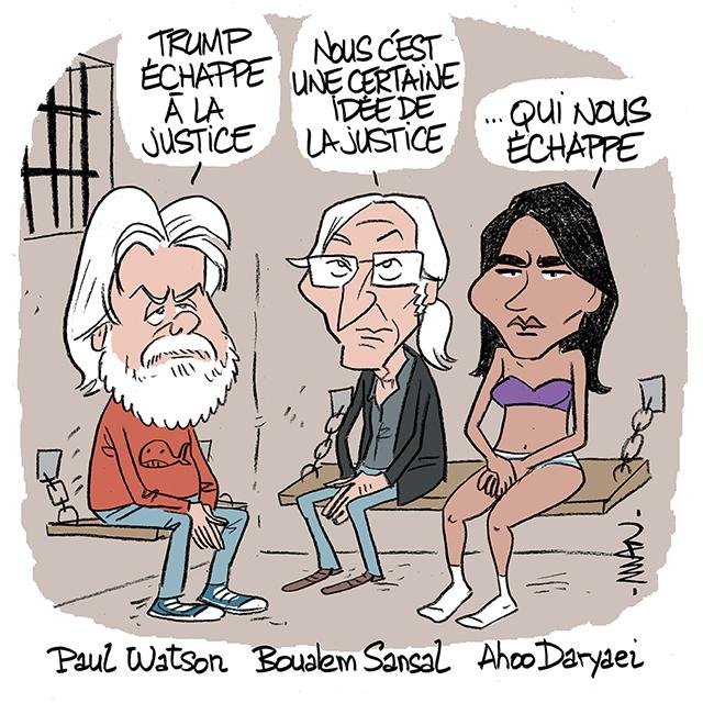Dessin de presse : Boualem Sansal presse : Boualem Sansal