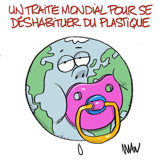 Dessin de presse : Plastique presse : Plastique