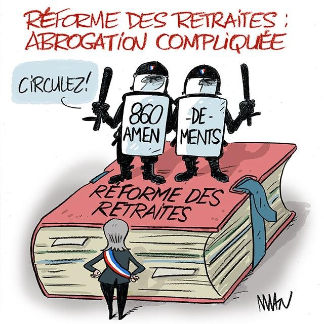Dessin de presse : Amendements presse : Amendements