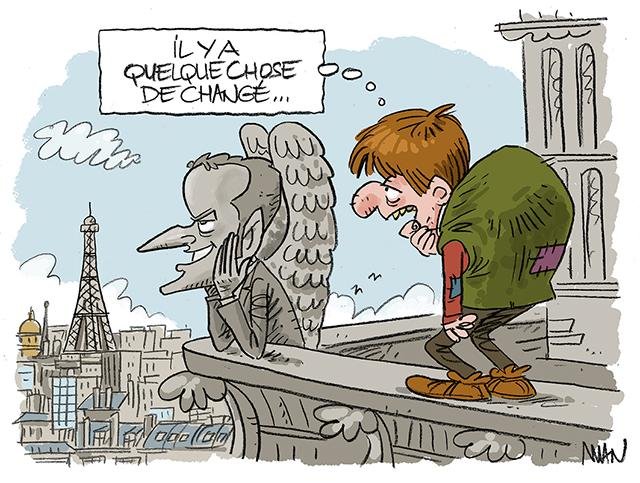 Dessin de presse : NotreDame presse : NotreDame