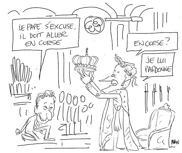 Dessin de presse : NotreDame presse : NotreDame
