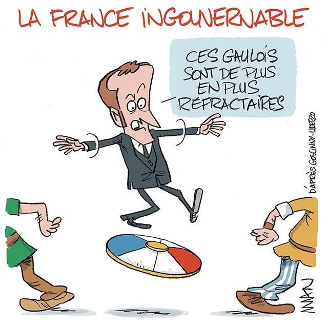 Dessin de presse : France ingouvernable presse : France ingouvernable