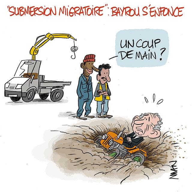 Dessin de presse : Submersion presse : Submersion