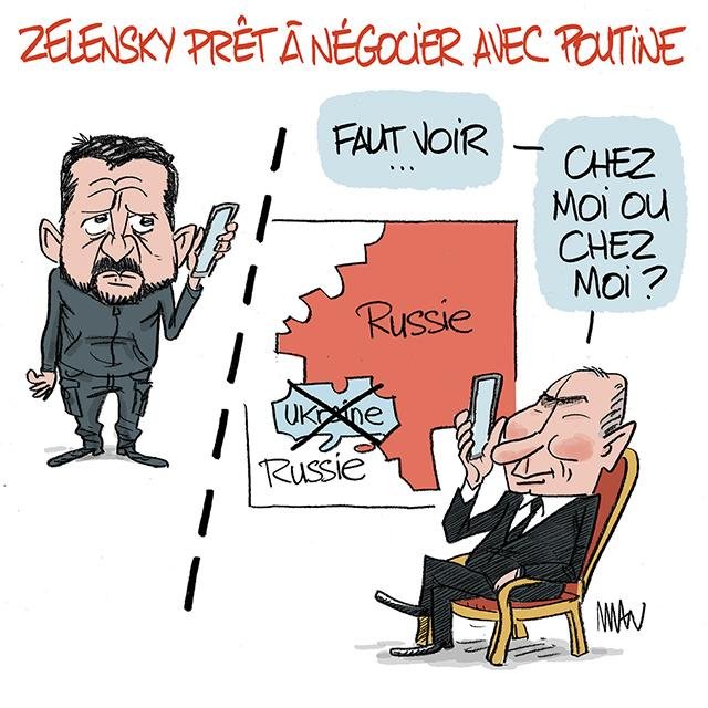 Dessin de presse : Négo presse : Négo