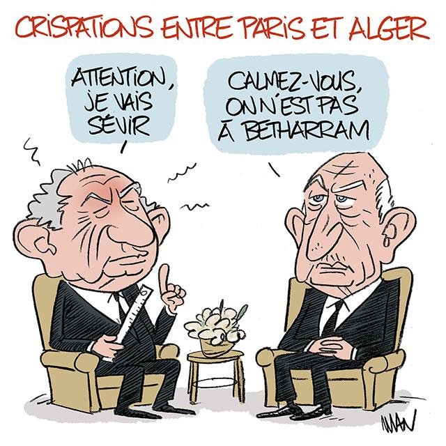 Dessin de presse : Paris/Alger presse : Paris/Alger