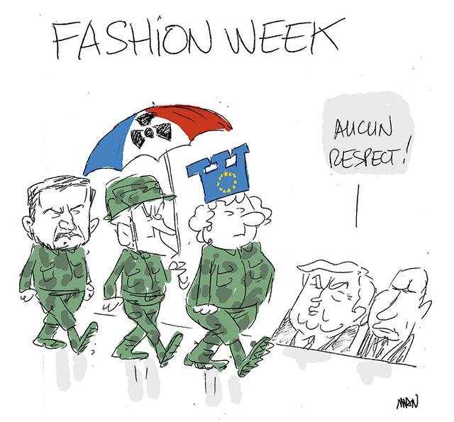 Dessin de presse : Fashion week presse : Fashion week