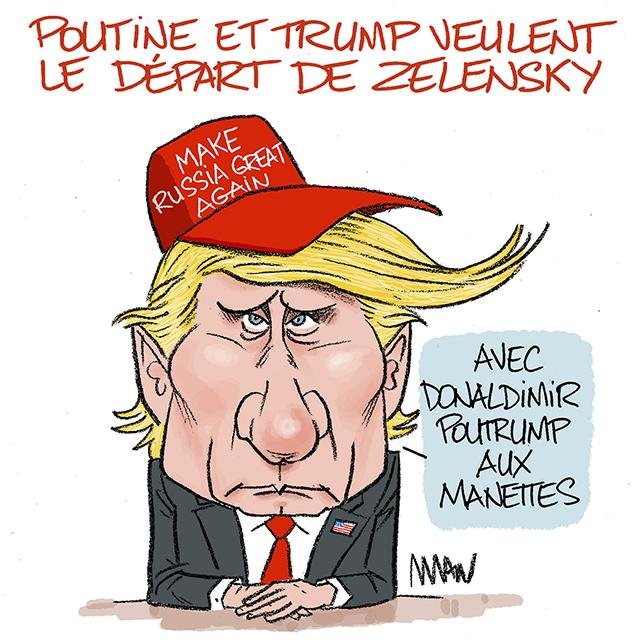 Dessin de presse : Donaldimir presse : Donaldimir