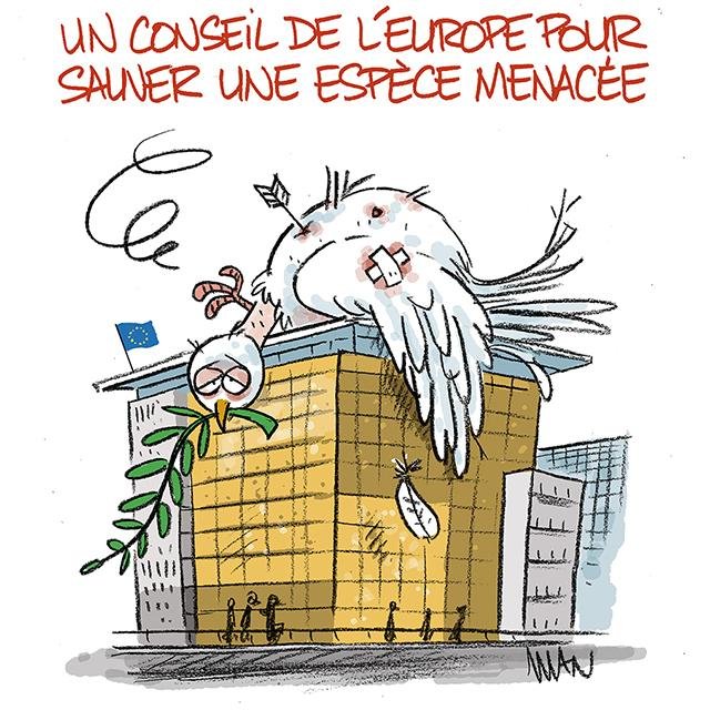 Dessin de presse : CongrÚs européen presse : CongrÚs européen