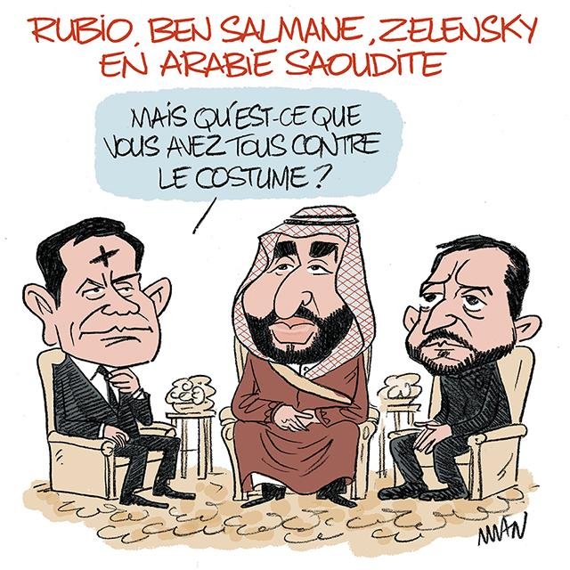 Dessin de presse : Costume presse : Costume