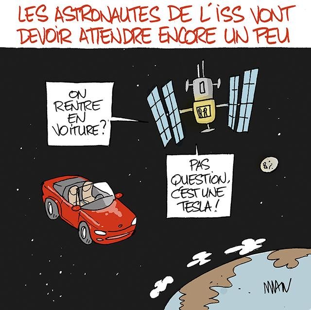 Dessin de presse : ISS presse : ISS