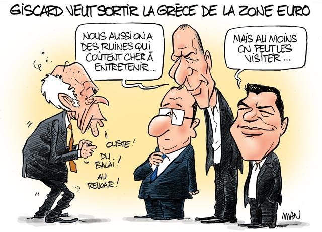 Dessin de presse : Ruines presse : Ruines