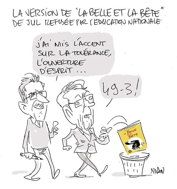 Dessin de presse : La belle et la bĂȘte presse : La belle et la bĂȘte