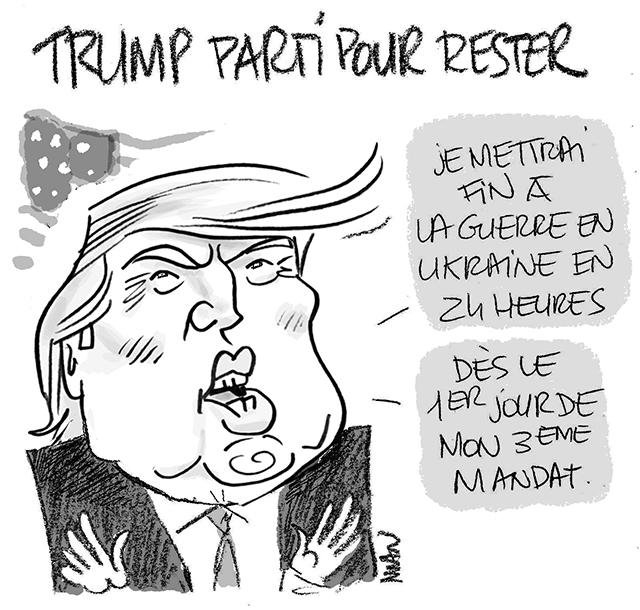 Dessin de presse : Trump III presse : Trump III