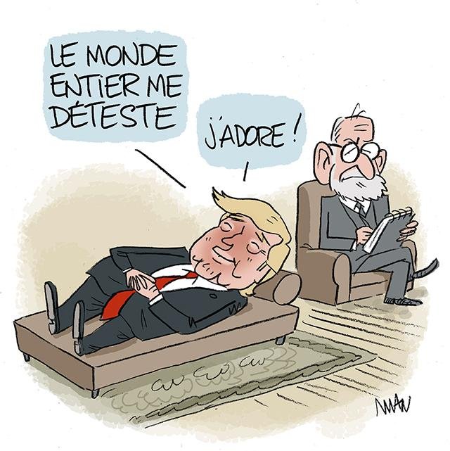 Dessin de presse : Le cas Trump presse : Le cas Trump