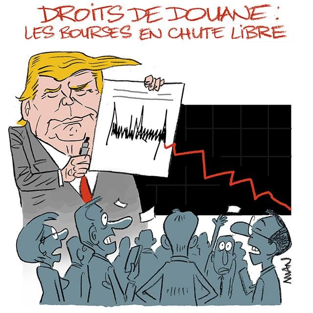 Dessin de presse : Signé Donald presse : Signé Donald