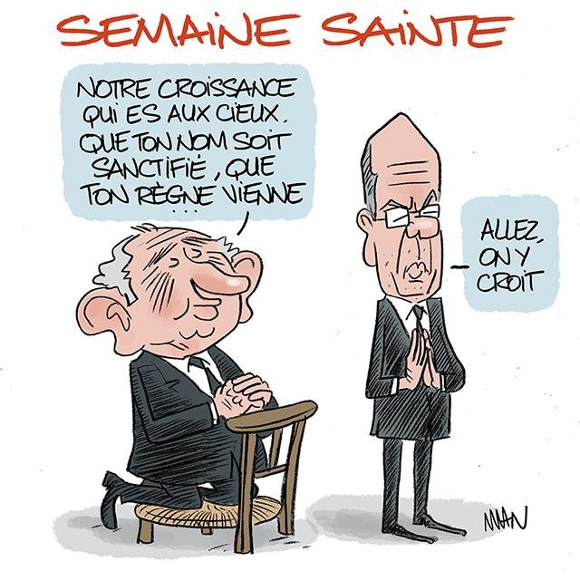 Dessin de presse : Semaine sainte presse : Semaine sainte
