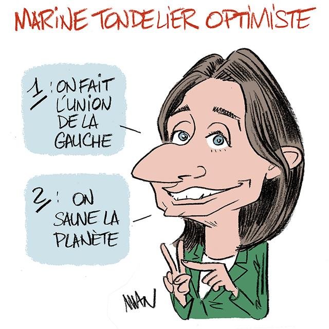 Dessin de presse : Tondelier optimiste presse : Tondelier optimiste