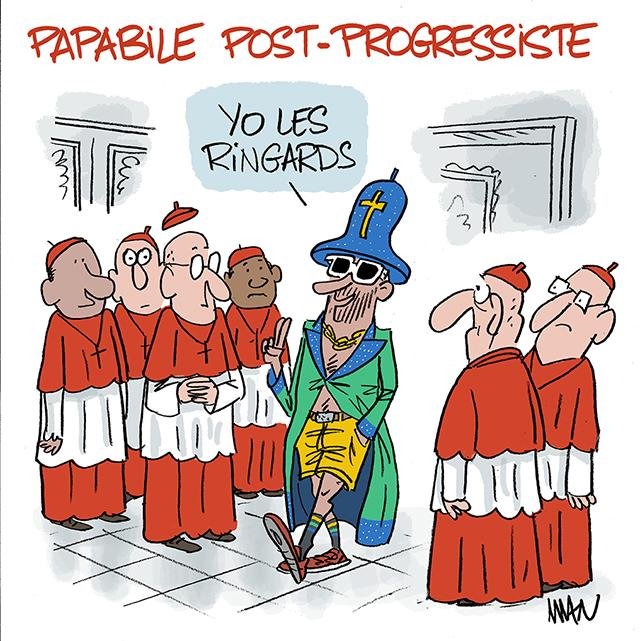 Dessin de presse : Papabile presse : Papabile