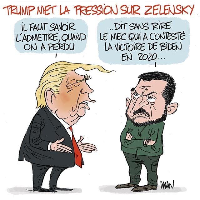 Dessin de presse : Admettre presse : Admettre