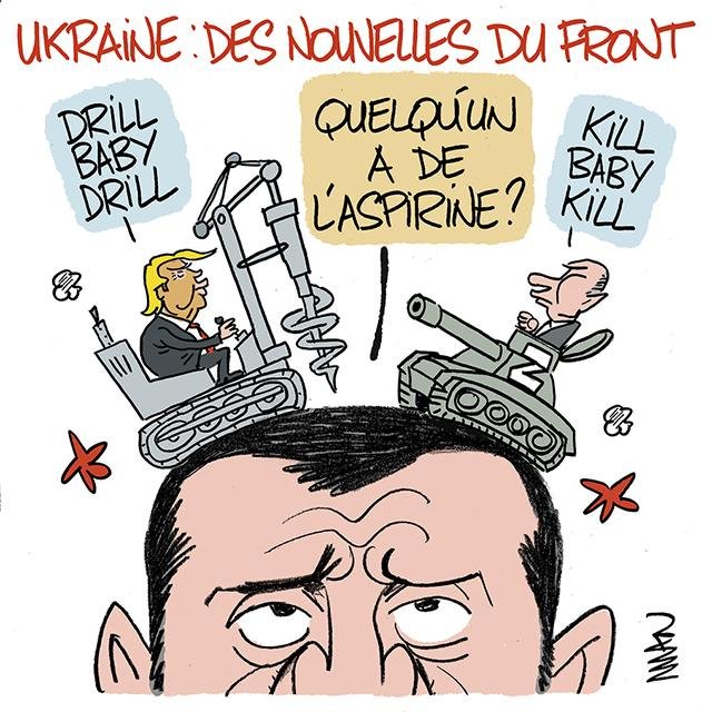 Dessin de presse : Drill presse : Drill