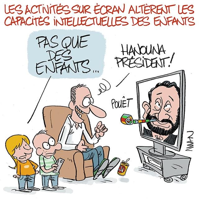 Dessin de presse : Ăcrans presse : Ăcrans