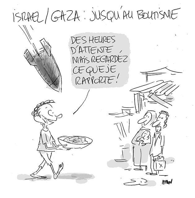 Dessin de presse : Jusqu'auboutisme presse : Jusqu'auboutisme