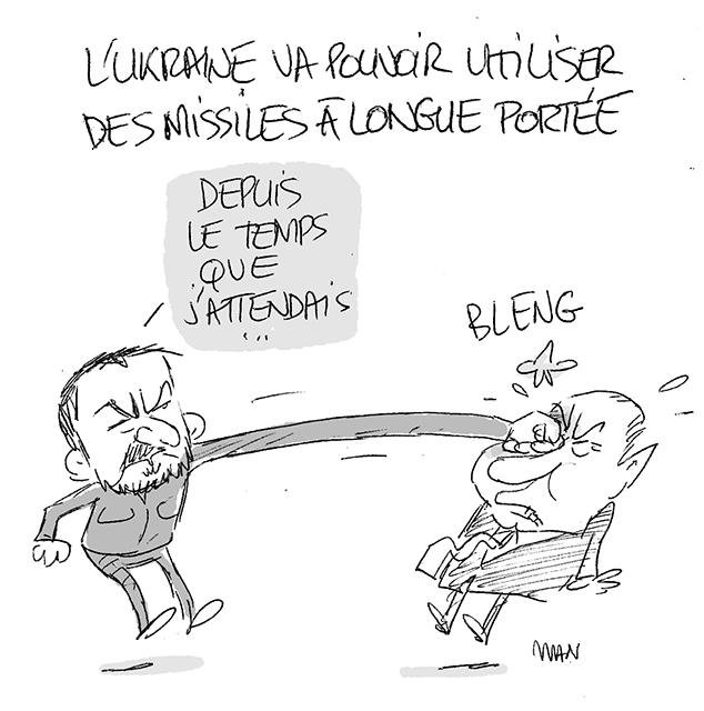 Dessin de presse : Longue portée presse : Longue portée