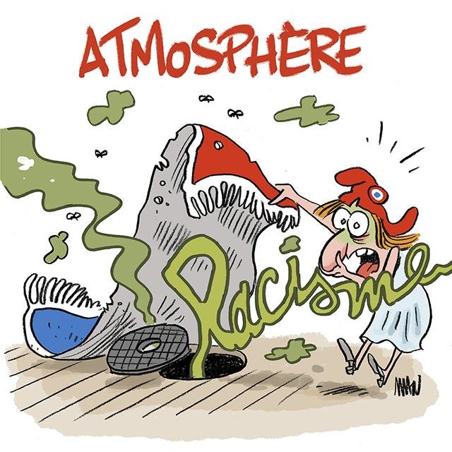 Dessin de presse : Racisme/AtmosphĂšre presse : Racisme/AtmosphĂšre