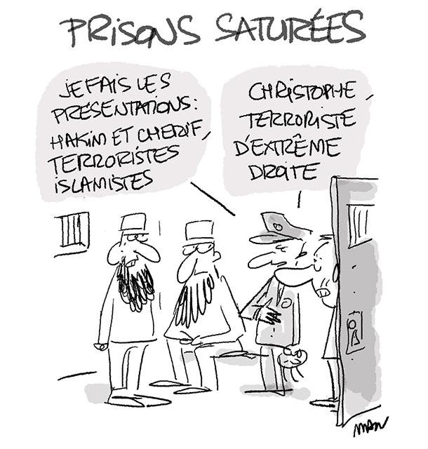 Dessin de presse : Terroristes presse : Terroristes