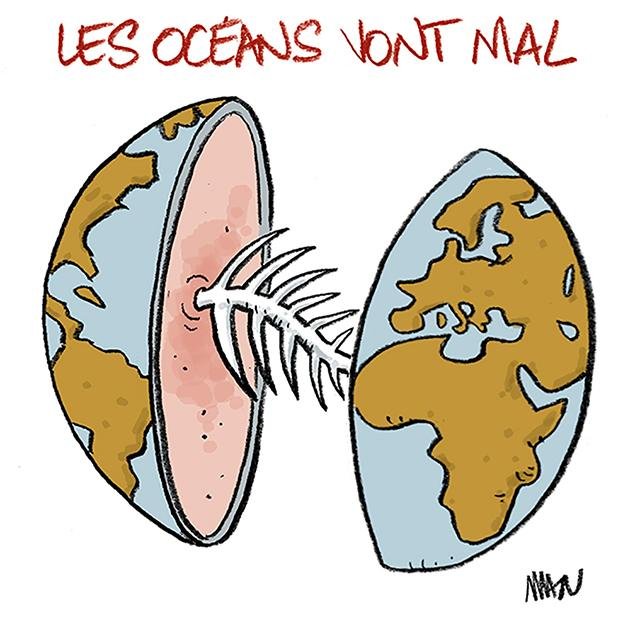 Dessin de presse : Océans presse : Océans
