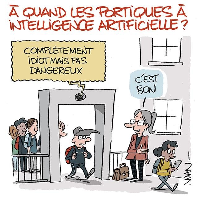 Dessin de presse : Portiques presse : Portiques