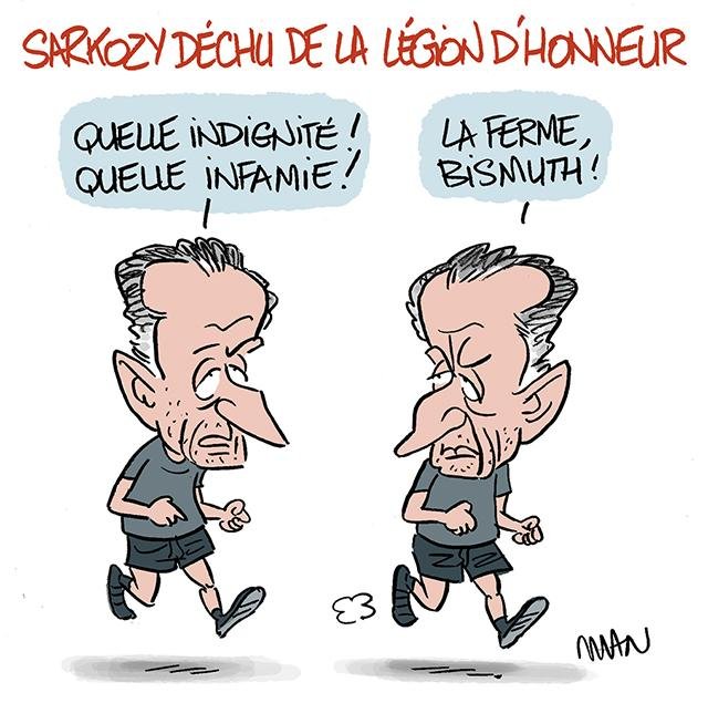 Dessin de presse : Sarko/Légion d'honneur presse : Sarko/Légion d'honneur